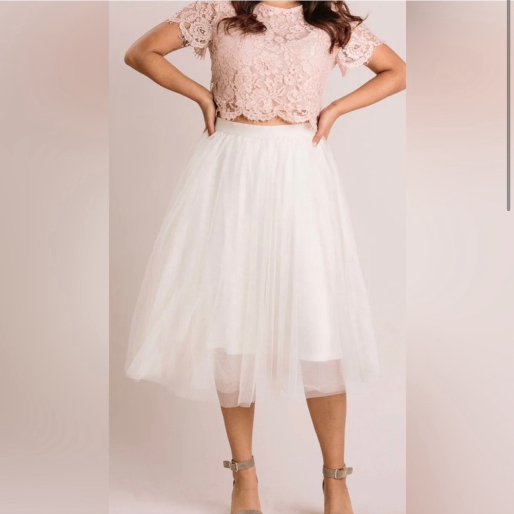 NWT Morning Lavender tulle skirt